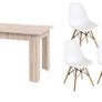 Nordic Oak Dining Set  4 Chairs Image 2