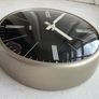Vintage GENTS of Leister blackface Roman Numerals clock c1960 Image 2