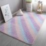 Luminous Carpet Glow in the Dark Rainbow Stars Rugs, Short Plush Sponge Sandwich Soft Comfortable, 60x120cm Image 2