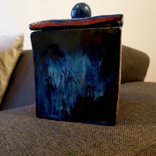 One-of-a-Kind Handmade Pottery Storage Jar
