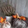 Pumpkins. Handmade decoration. Image 10