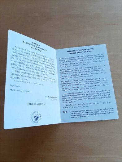 Padre Pio relic