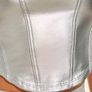 SHEIN BAE Square Neck Asymmetrical Hem PU Leather Tank Top Size S Image 6