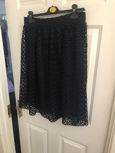 navy skirt