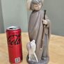 Large NAO By Lladro Figurine Shepherd & Lamb Image 3