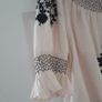 Top cream and black Image 4