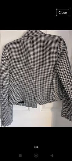 Zara jacket houndstooth