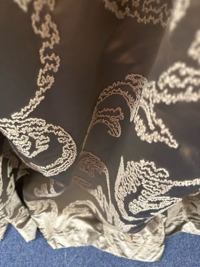 Stunning Bespoke Satin Silk Interlined Curtains 114"/290cm Wide x 88"/224cm Drop