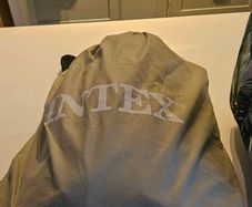 Single size airbed and cool bag