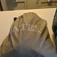 Single size airbed and cool bag