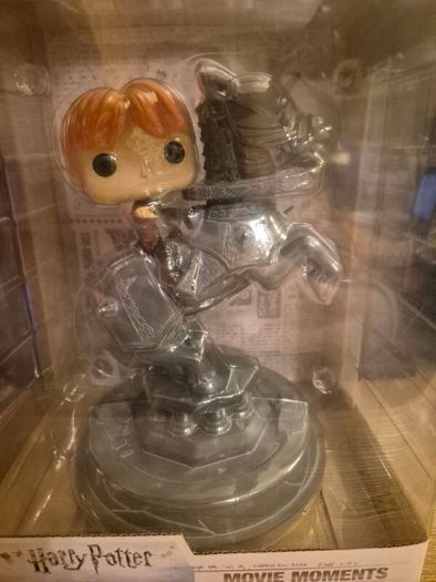 Funko Pop! Ron Weasley Riding Chess Piece 82 , Movie Moments (Mint, Never Opened)