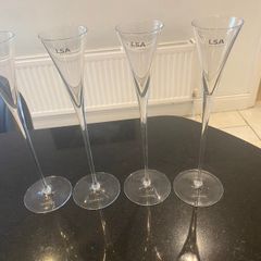 Reduced LSA international set of four handmade glasses