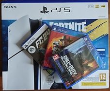 Sony Playstation 5 PS5 Slim Disc 1TB NVME SSD console SEALED NEW + exclusive Fortnite bundle + Call of Duty + Red Dead + EA FC