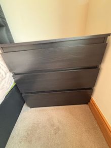 Bedside Lockers - Black