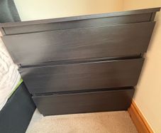 Bedside Lockers - Black