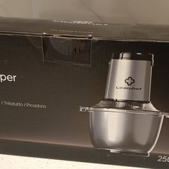 LINKChef Food Processor, 6 Cup Mini Food Chopper, 250W Electric Meat Grinder with Stainless Steel Blades