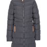 Trespass long waterproof black coat Image 2