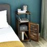 New Standing Cabinet Bedside Cupboard with Shelf - FREE P&P Image 7
