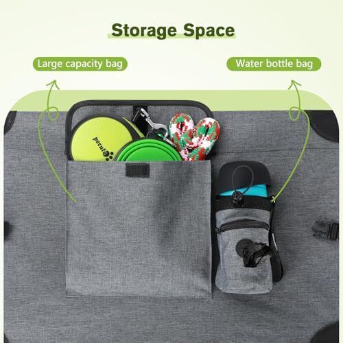 Dog Car Crate, Collapsible Dog Crate with Breathable Mesh, 76x51x51cm Dog Travel Crate Sturdy Frame for Small and Medium Dogs, Suitable for Traveling, Visit Veterinarian and Insides