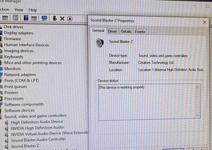 Creative Sound Blaster Z SBX Sound Card