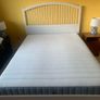 King size bed with brand new IKEA mattress, only slept on for 10 nights Image 2