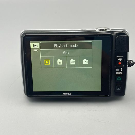 Nikon Coolpix S4300 16MP Digital Camera White Touchscreen - Full Kit