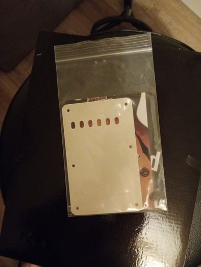 8 hole Stratocaster pickguard and matching backplate