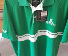 Guinness Golf Polo Shirt - New With Tag