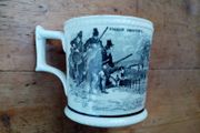 Antique Transferware Mug with Country Sports Scenes - Antique Mug