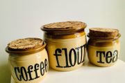TG Green Ceramic Canister Set