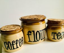 TG Green Ceramic Canister Set