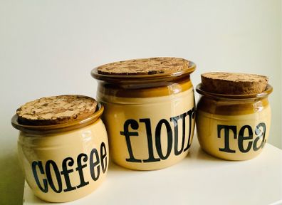 TG Green Ceramic Canister Set