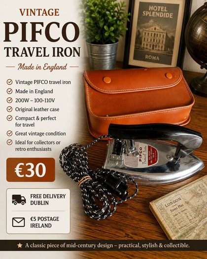 vintage pifco travel iron