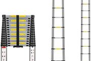 4.4M Telescopic Ladder Aluminium Telescoping  150kg 15 Rungs