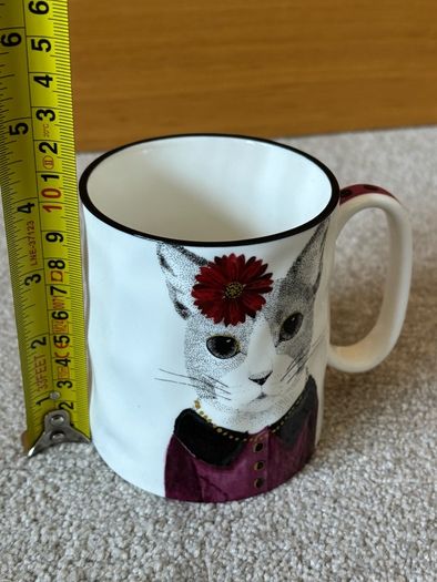 Signature Housewares Hipster Animals Cat Mug