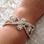 Stunning Vintage Diamonte Bracelet Image 4