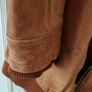 Classic Men's Aviatrix Tan Leather Jacket Image 10