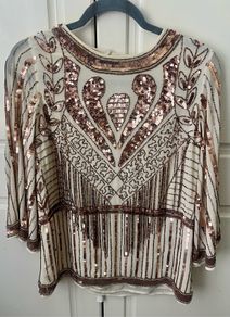 River Island sequin top