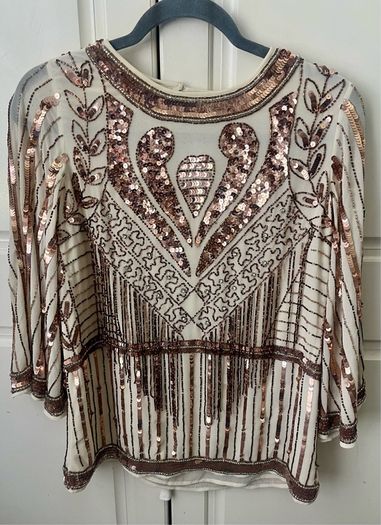 River Island sequin top