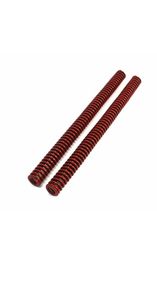 Red Chromium Alloy Flat Coil Compression Spring for Mould x2 Pcs 22x12.5x300mm Workshop Equipment Mechanical DIY Heavy Duty Mould