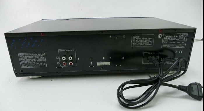 Technics RS-AZ6 Refurbished Cassette Tape Deck, Automatic Azimuth Calibration, 3 Head Amorphous Z, Class AA, High End