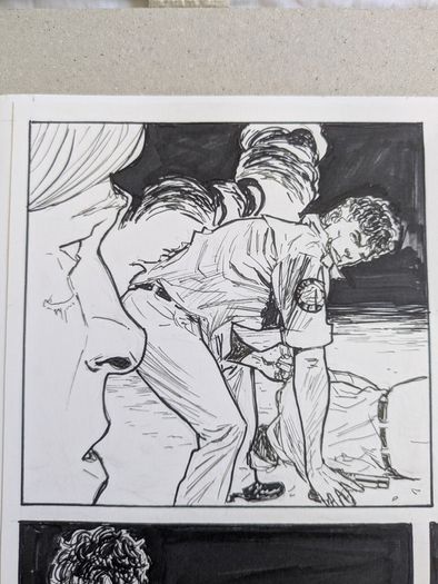 Original Comic Art Page by Fodera Marco  from Mister No issue 7 Intrigo a Manaus