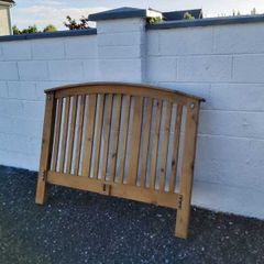 Wooden double headboard/head board