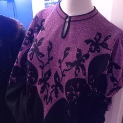 Gerwi Vintage Metallic 1980s Sweater