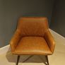 Faux leather armchair Image 2