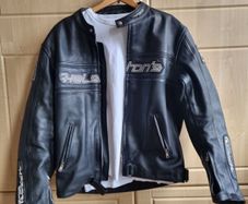 Helstons Leather Motorcycle Jacket  Size Large