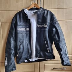 Helstons Leather Motorcycle Jacket  Size Large