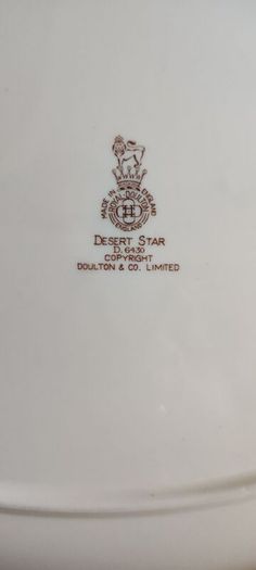 Royal Doulton oval plate