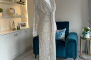 Stunning Champaign Sequins Dress from New Collection
