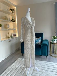 Stunning Champaign Sequins Dress from New Collection
